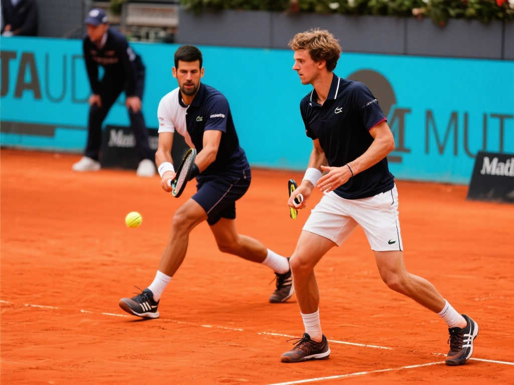ATP1000马德里大师赛对阵揭晓:德约迎战德雷珀,鲁内挑战弗里茨